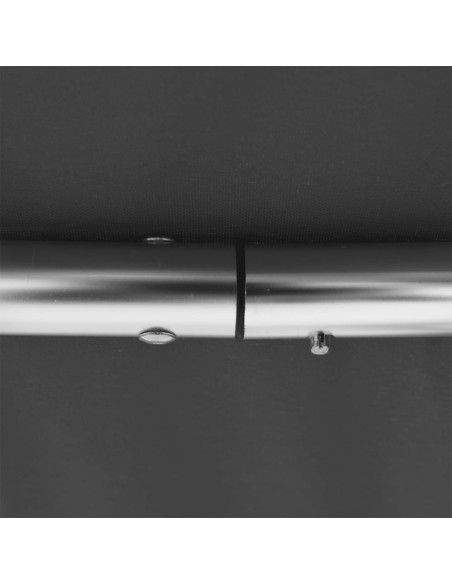 Bimini di Prua con Tendalino 4 Archi Nero 243x196x137 cm