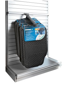 Appendino inclinato 10 pioli rinforzato, cromato - 40 cm 2