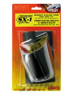 Portastrumenti montante 1 foro (52 mm) - Nero - Sinistro 2