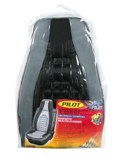 Pilot, schienale magnetico massaggiante - Grigio/Nero 2