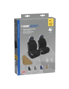 T-Shirt, coppia coprisedili elasticizzati - Beige 2