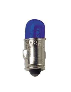 12V Lampada mignon - 2W - BA7s - 2 pz  - D/Blister - Blu