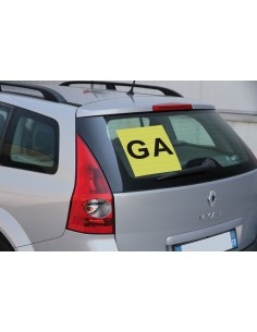 Contrassegno GA (Guida Accompagnata) - Posteriore 2