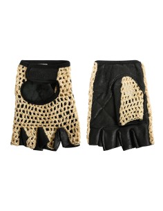 Sport, guanti in pelle e cotone - M - Nero 2