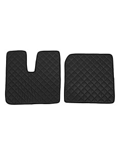 Coppia tappeti in Skeentex - Nero - compatibile per Man TGX (09/07 12/16)