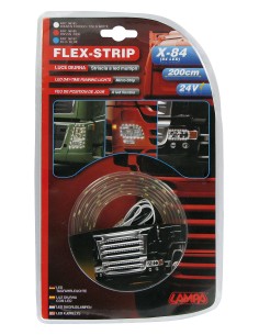 Flex Strip, 24V - 80 Led - 200 cm - Blu 2