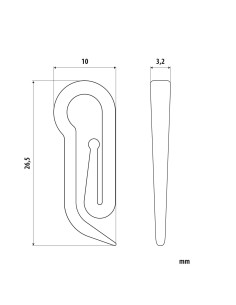 Ganci per tende - G-5 - 25 pz 2