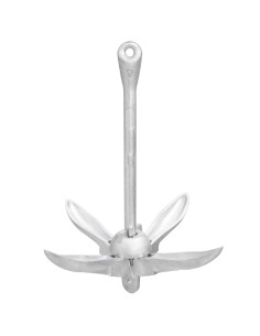 Ancora Pieghevole Argento 3,2 kg in Ferro Malleabile 2