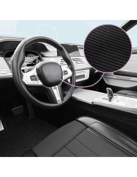 Pellicola per Auto 3D Nera 100x150 cm