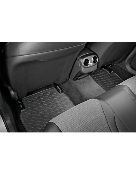 Pilot, set tappeti su misura in eco gomma - compatibile per Abarth Punto 3p (05/08 06/11)  - Abarth Punto Evo 3p (06/10 04/12) 