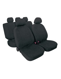 Miky, set fodere coordinate in microfibra - Nero