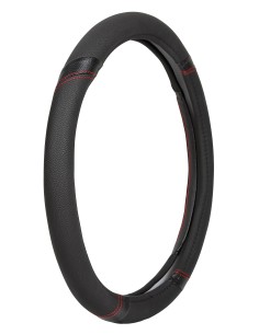 GT-Sport, coprivolante in Skeentex - S - Ø 42/44 cm - Nero/Rosso 2