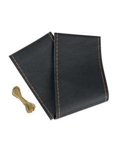 Premium Truck, coprivolante in pelle - M - Ø 44/46 cm - Nero/Beige