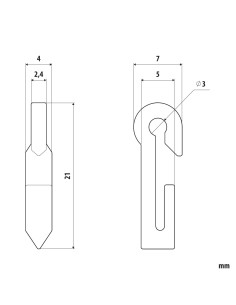Ganci per tende - G-6 - 25 pz 2