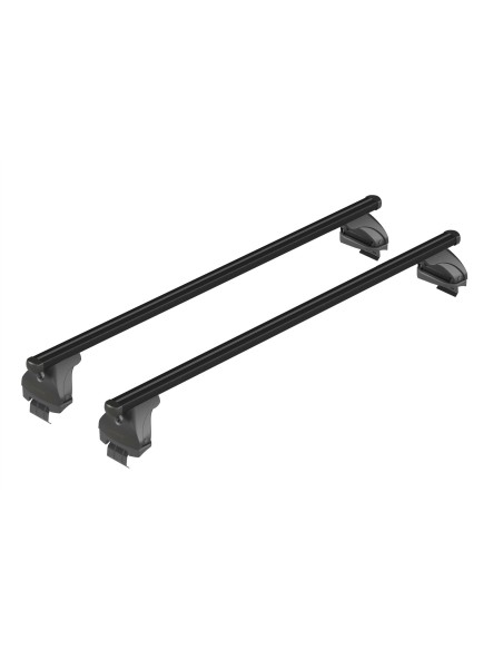 Helio Black, set completo barre portatutto in alluminio - L - Evos LP - C147