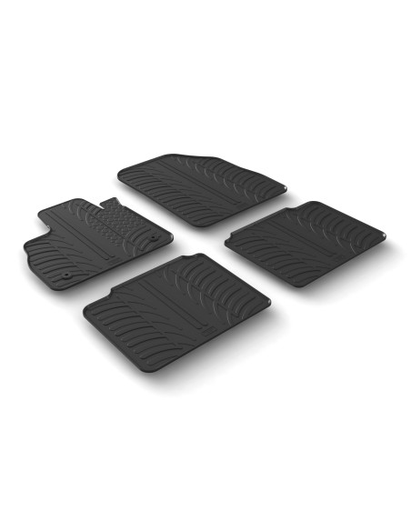 Set tappeti su misura in gomma - compatibile per  Renault Espace (05/15 03/23)