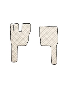 Coppia tappeti in Skeentex - Panna - compatibile per Volvo FM (03/13 10/21)