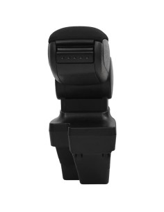 Bracciolo per Auto Nero 15x35x(33-49,5) cm in ABS 2