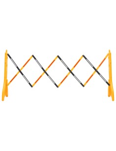 Barriera Stradale Pieghevole Gialla 250x38x96 cm