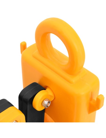 Barriera Stradale Pieghevole Gialla 250x38x96 cm