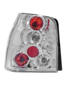 Coppia fanali posteriori - compatibile per  Seat Arosa (5/97-12/05) -  VW Lupo (9/98-12/05) - Cromo
