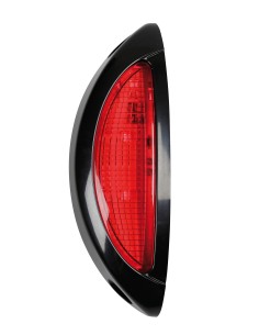 Luce ingombro - 4 Led - 12/24V - Bianco/Rosso - Scocca nero 2