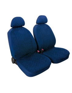 Miky, coppia coprisedili anteriori in microfibra, universali - Blu scuro