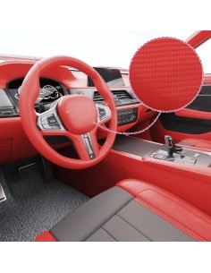 Pellicole per Auto 2 pz 4D Rosse 100x150 cm+50x150 cm