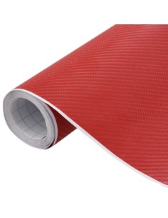 Pellicole per Auto 2 pz 4D Rosse 100x150 cm+50x150 cm 2