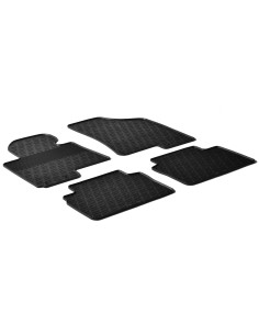 Set tappeti su misura in gomma - compatibile per  Hyundai ix35 (03/10 12/15) -  Kia Sportage (09/10 02/16)