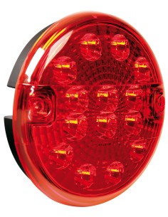 Fanale rotondo retronebbia Led, 12/24V