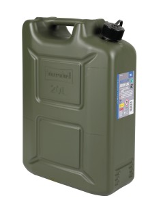 Tanica carburante in polietilene, modello militare - 20 L 2