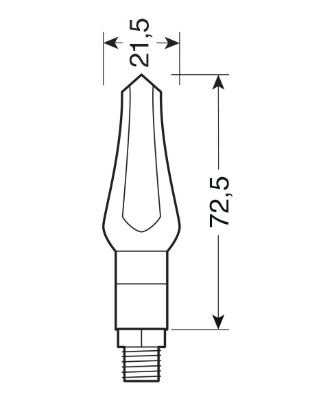 Zephyr, indicatori direzione a Led - 12V LED