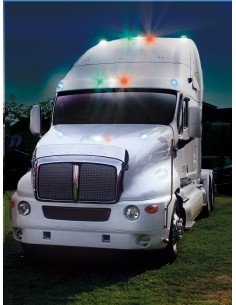 Coppia luci decorative - 1 Led - 24V - Verde 2