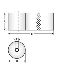 Rotoli carta termica per POS, 10 pz - 55 g/m² - 57 mm x 18 m 2