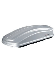 Box 630, box tetto in ABS, 630 litri - Argento lucido