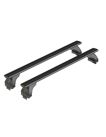 Silenzio Black, set completo barre portatutto in alluminio - L - Evos ST - C190