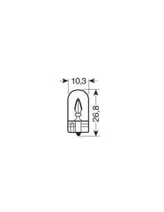 12V Ultra Life - W5W - 5W - W2,1x9,5d - 1 pz  - Sfuso 2