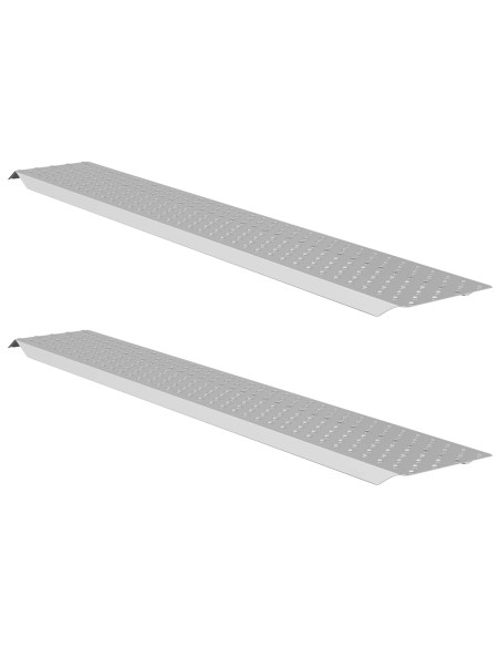 Ramp di Carico Argento 159 x 23 x 5 cm Acciaio zincato