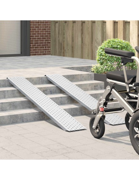 Ramp di Carico Argento 159 x 23 x 5 cm Acciaio zincato