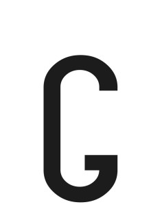 Spell-It, caratteri alfanumerici adesivi 60x30 mm - G