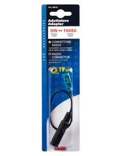 Adattatore antenna DIN femmina FAKRA femmina - 19 cm 2