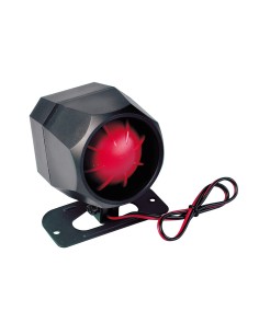 Sirena elettronica a 6 toni 12V - 1,2A - 105dB±3