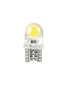 12V Led series - 6 Led COB - (T10) - W2,1x9,5d - 2 pz  - Scatola - Bianco