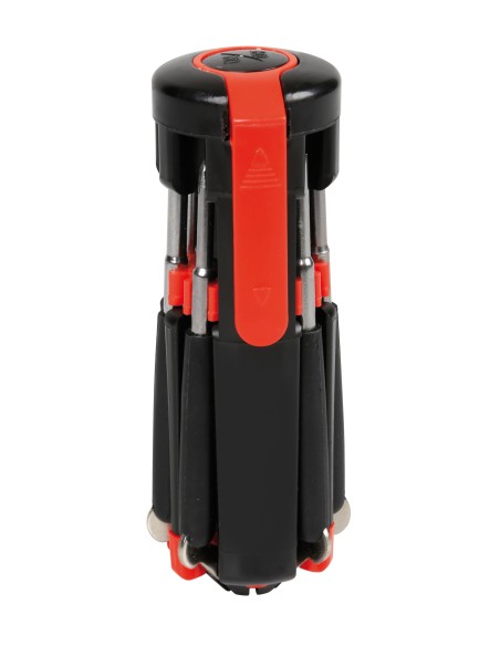 Multi-Use 8 in 1, set giraviti con torcia a Led - Sfuso 1 pz
