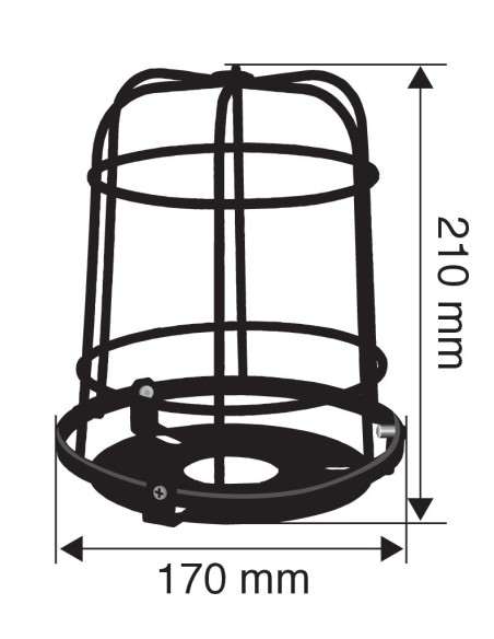 Griglia di protezione per luce di segnalazione