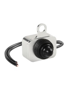 On & Off, interruttore impermeabile, 12V - Alluminio