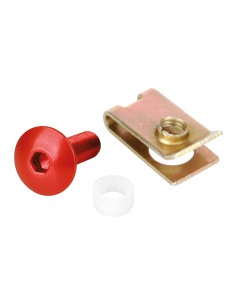 Clip Fit-Kits, kit clip di fissaggio per carene (5 MA) - 10 pz - Rosso