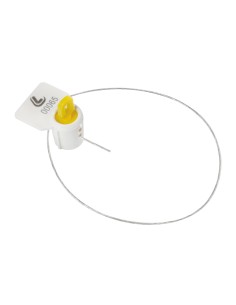 Set 10 Sigilli di sicurezza, cavo in acciaio inox con guaina in pvc