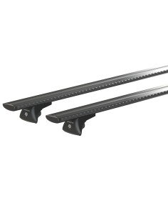 Silenzio Black In-Rail, set completo barre portatutto in alluminio - S - Evos IA 2